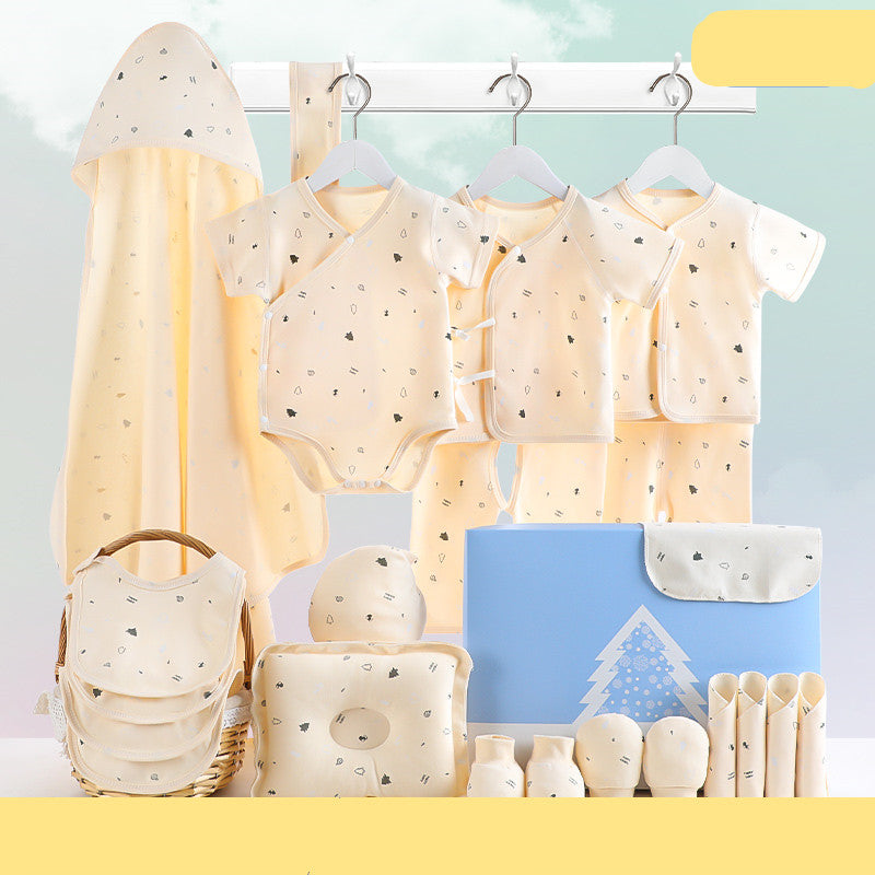 Newborn Gift Box Set with Cotton Summer Baby Clothes