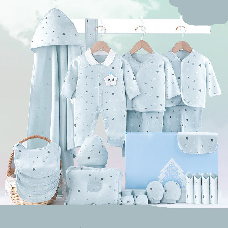 Newborn Gift Box Set with Cotton Summer Baby Clothes