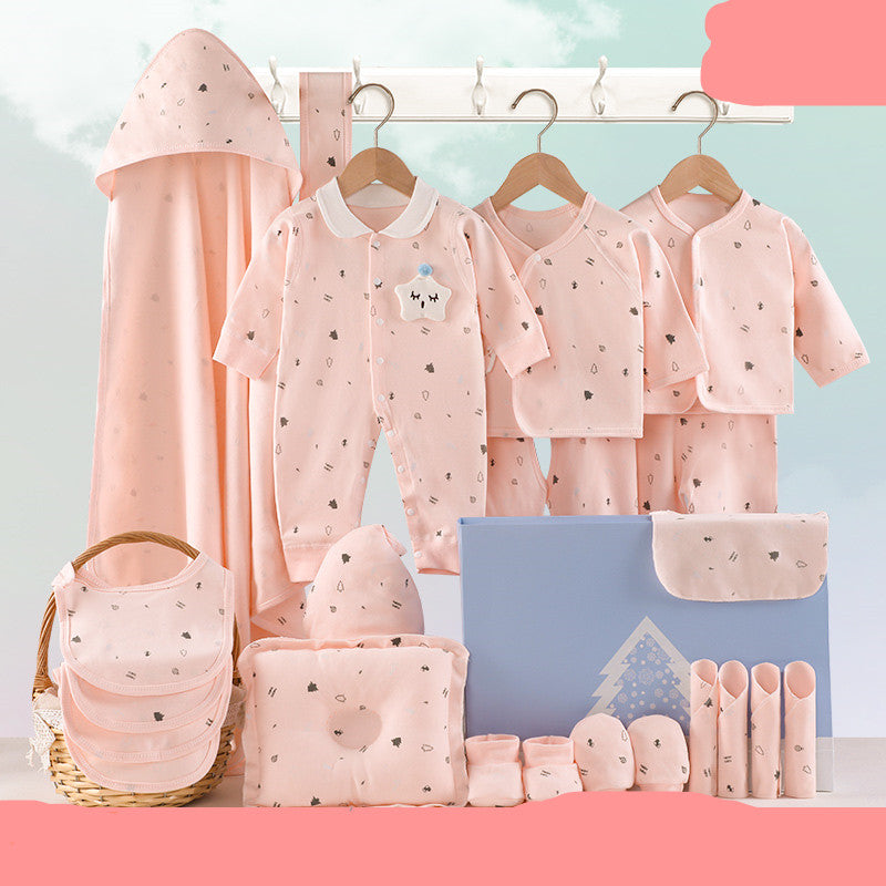 Newborn Gift Box Set with Cotton Summer Baby Clothes