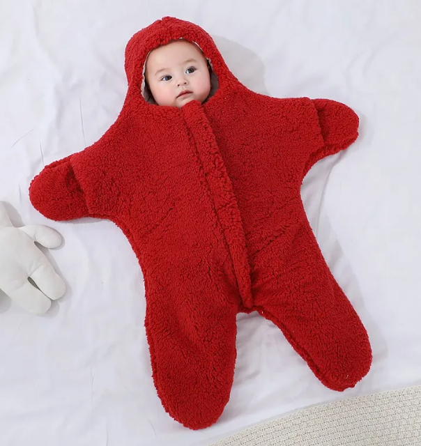 Lullaby Lane Baby Star Swaddle Romper