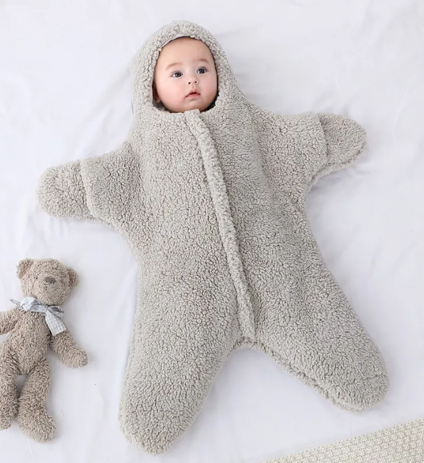 Lullaby Lane Baby Star Swaddle Romper